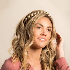 Madison Braids Halo Auburn Handmade Headband
